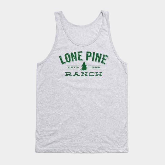 Lone Pine Ranch Tank Top by MindsparkCreative